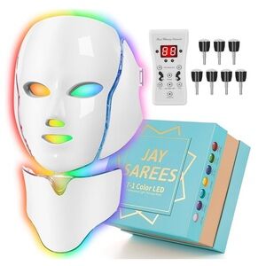 New Jay Sarees 7-1 Color LED Face Mask